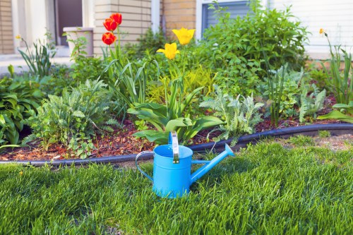 Landscape gardening in Dollis Hill with a stylish planted garden